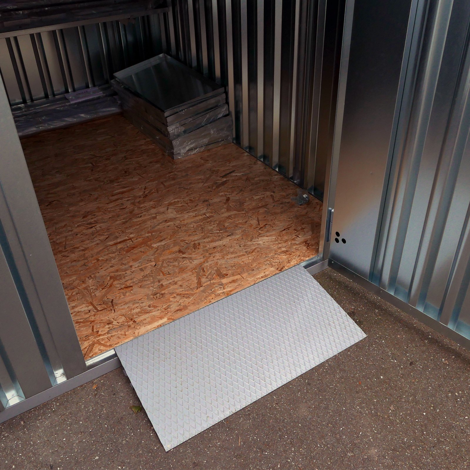 Laderampe für Container