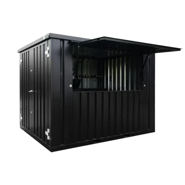 BAR CONTAINER 3×4 METER SCHWARZ RAL 9005